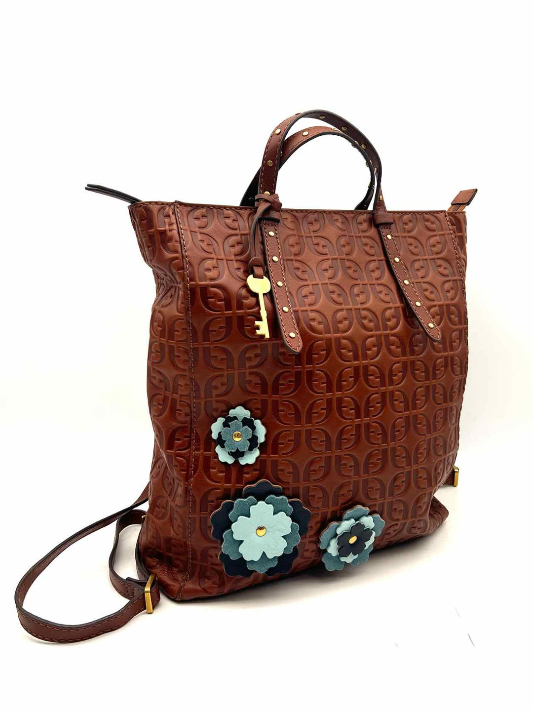 Fossil Camilla Convertible Backpack Brown Multi